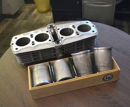 アルミメッキスリーブ化技術「ICBM®」加工を施したエンジン・シリンダー